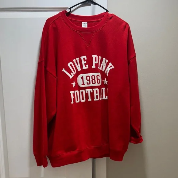 Victoria's Secret Red Crew Neck Sweater - Picture 1 of 3